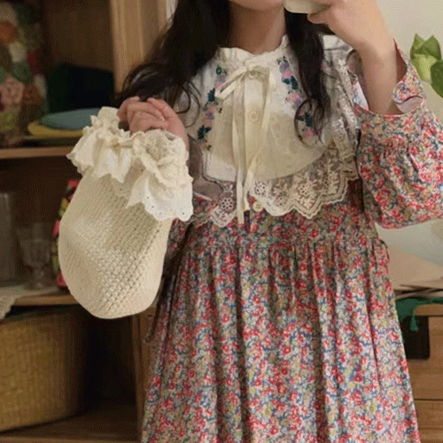 (2color)멜리잔꽃나염원피스 여성의류쇼핑몰 네이비튜튜