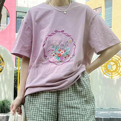 (3color)메이자수티셔츠 여성의류쇼핑몰 네이비튜튜