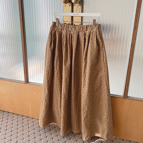 잔골덴 나염스커트(3color) 여성의류쇼핑몰 네이비튜튜