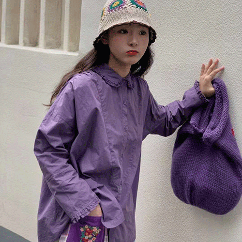마레블라우스(2color) 여성의류쇼핑몰 네이비튜튜